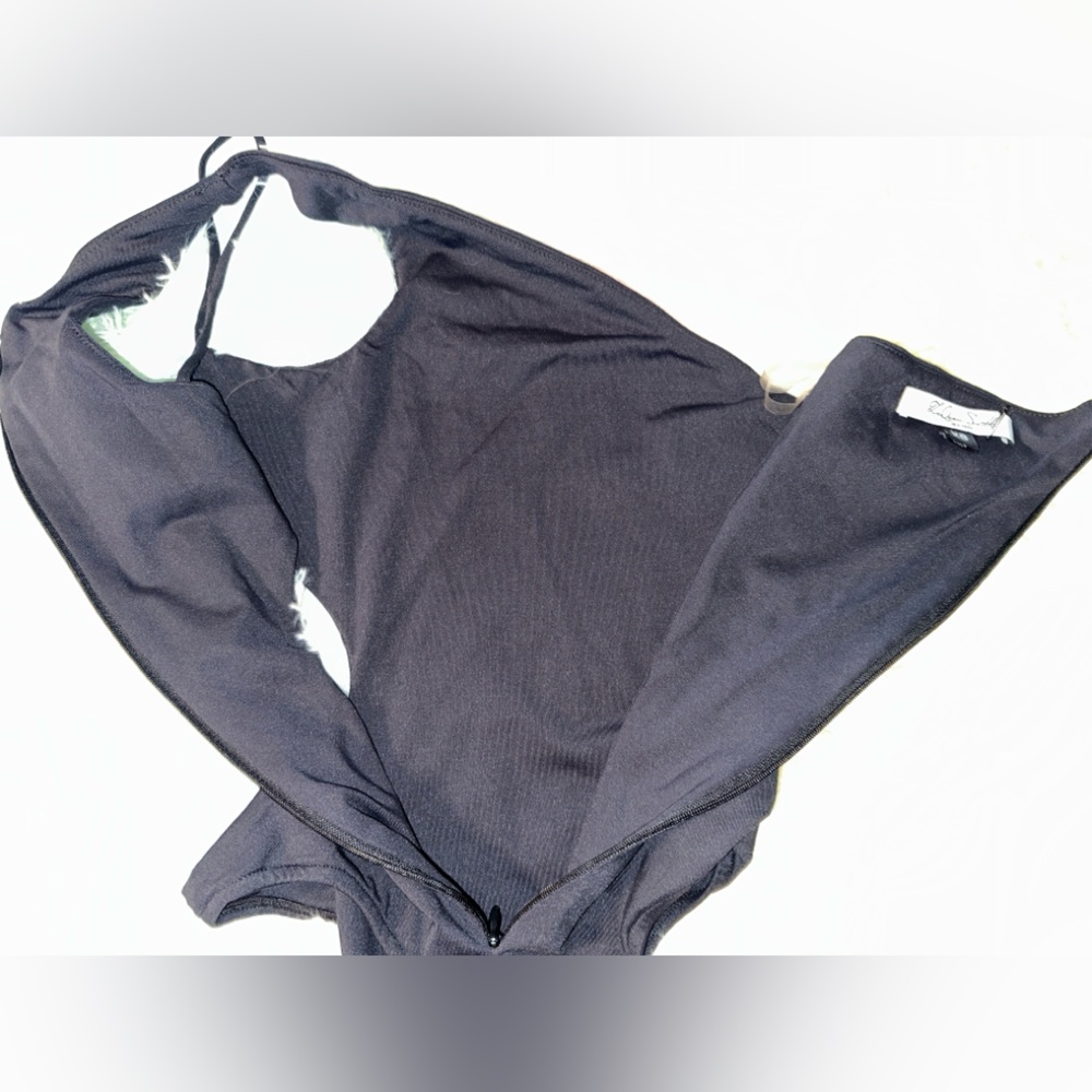 New LAQUAN SMITH One-Shoulder Cutout One-Piece Swimsuit Size XS - Picture 10 of 12